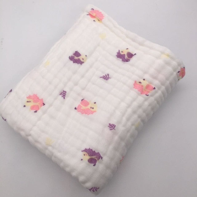6 Layers Muslin Swaddle Baby Blankets Newborn