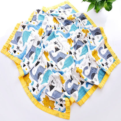 Four Layers 70% Bamboo 30% Cotton Baby Blanket