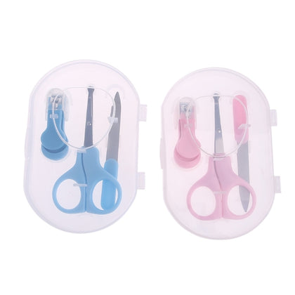 3Pcs Newborn Baby Kids Pedicure Manicure  Grooming Kit Random Color