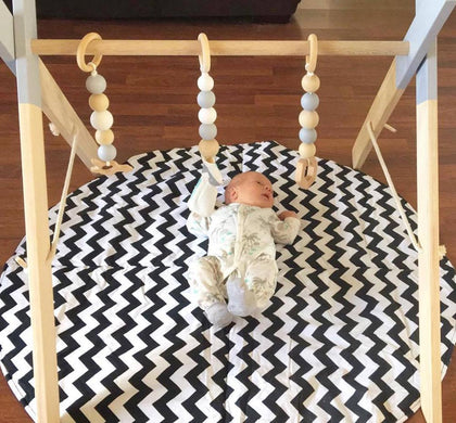 Wooden Baby Gym Play Rack